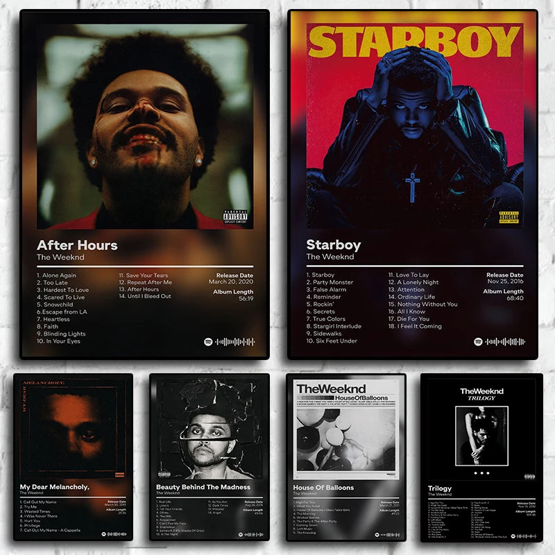 Album Cover The Weeknd Poster